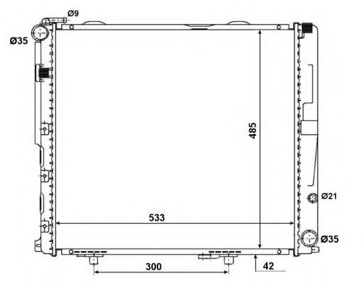 Imagine Radiator, racire motor NRF 56075