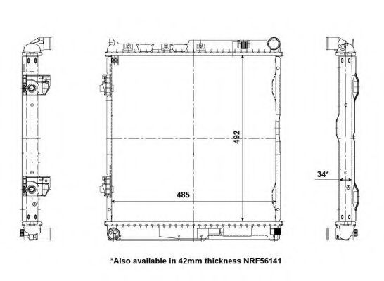 Imagine Radiator, racire motor NRF 56077