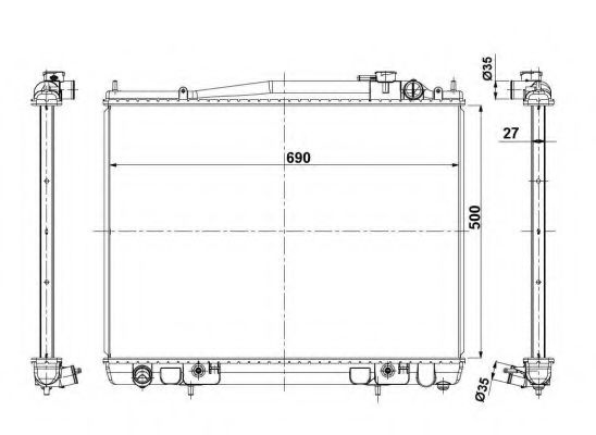 Imagine Radiator, racire motor NRF 56088