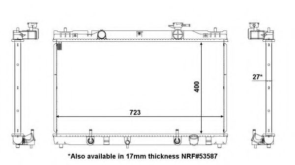 Imagine Radiator, racire motor NRF 56105