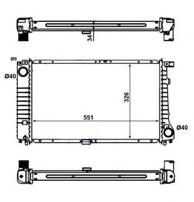 Imagine Radiator, racire motor NRF 56128