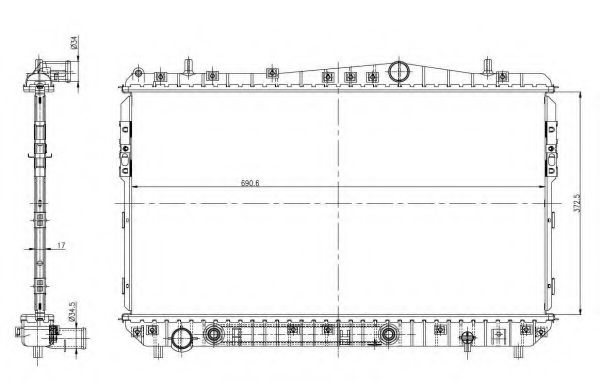 Imagine Radiator, racire motor NRF 56132