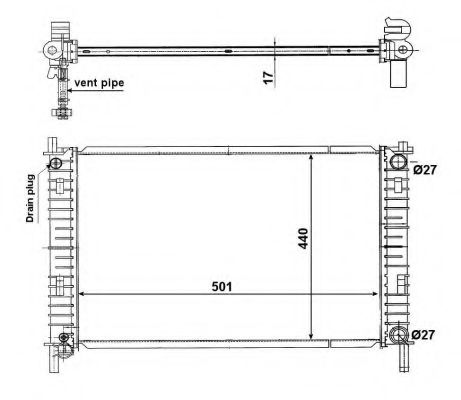 Imagine Radiator, racire motor NRF 56134