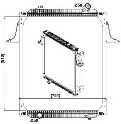 Imagine Radiator, racire motor NRF 569563