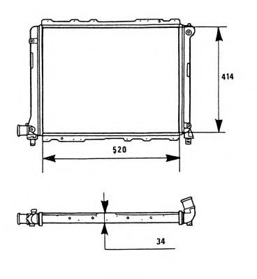 Imagine Radiator, racire motor NRF 58011