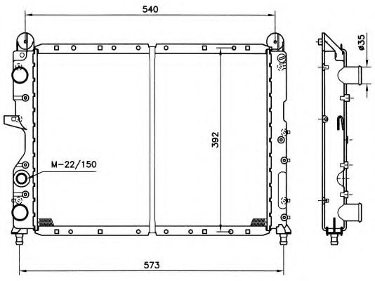 Imagine Radiator, racire motor NRF 58012