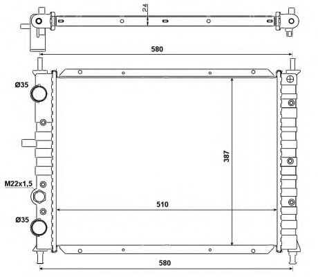 Imagine Radiator, racire motor NRF 58013