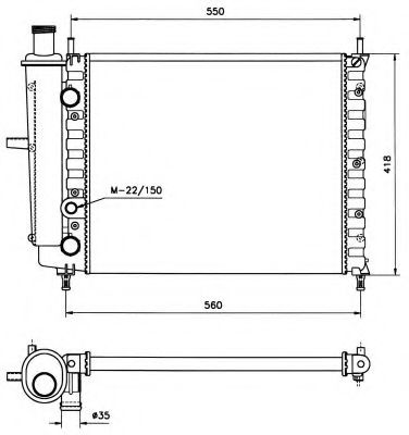 Imagine Radiator, racire motor NRF 58016