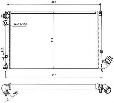 Imagine Radiator, racire motor NRF 58021