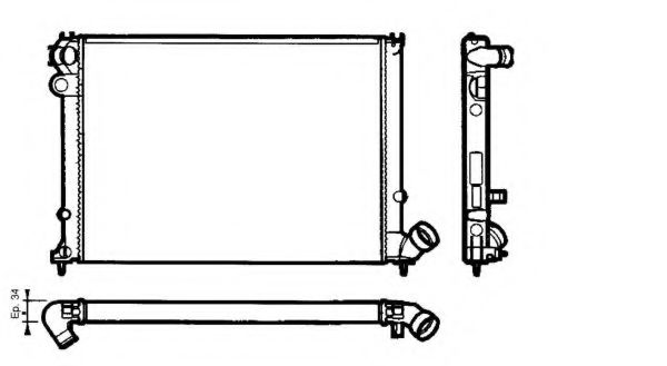 Imagine Radiator, racire motor NRF 58076