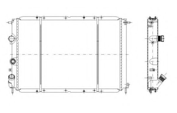 Imagine Radiator, racire motor NRF 58106