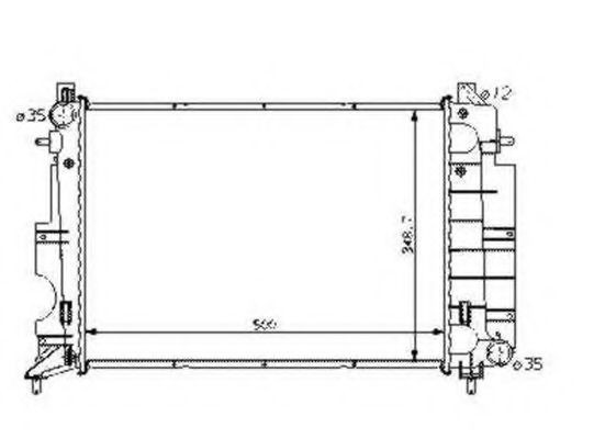 Imagine Radiator, racire motor NRF 58108