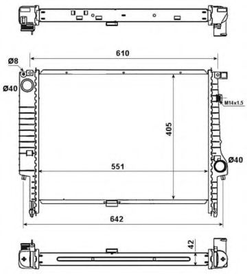 Imagine Radiator, racire motor NRF 58117