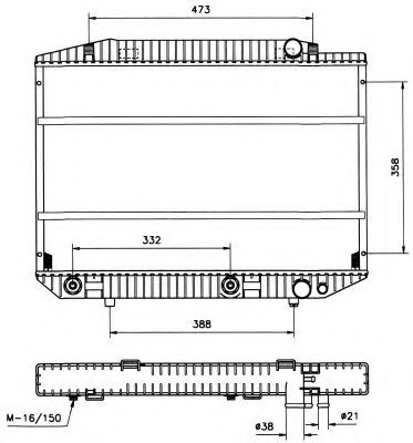 Imagine Radiator, racire motor NRF 58131