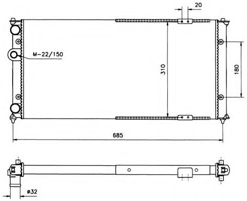 Imagine Radiator, racire motor NRF 58135