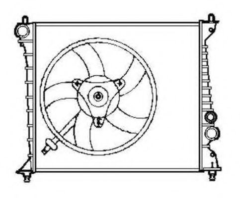 Imagine Radiator, racire motor NRF 58257