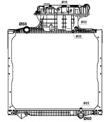 Imagine Radiator, racire motor NRF 58277