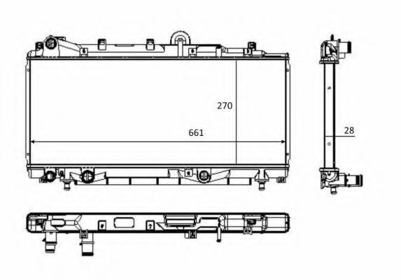 Imagine Radiator, racire motor NRF 58283