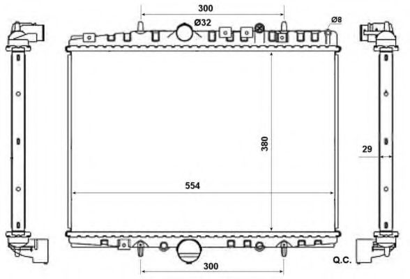 Imagine Radiator, racire motor NRF 58303