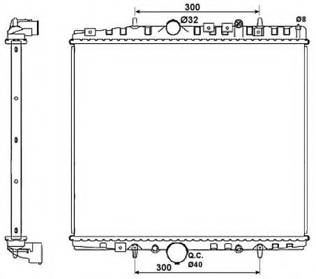 Imagine Radiator, racire motor NRF 58315