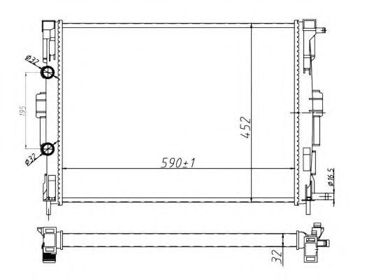 Imagine Radiator, racire motor NRF 58329A