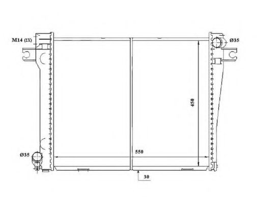 Imagine Radiator, racire motor NRF 58338