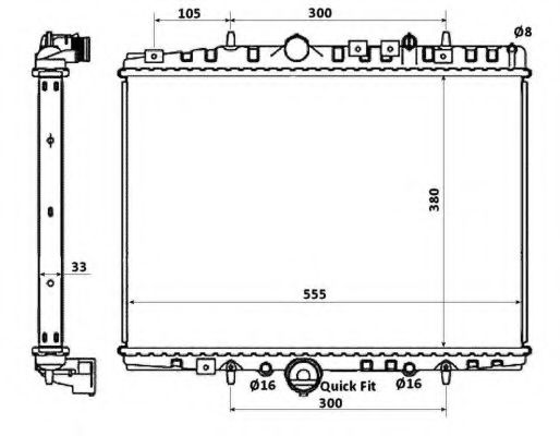 Imagine Radiator, racire motor NRF 58341