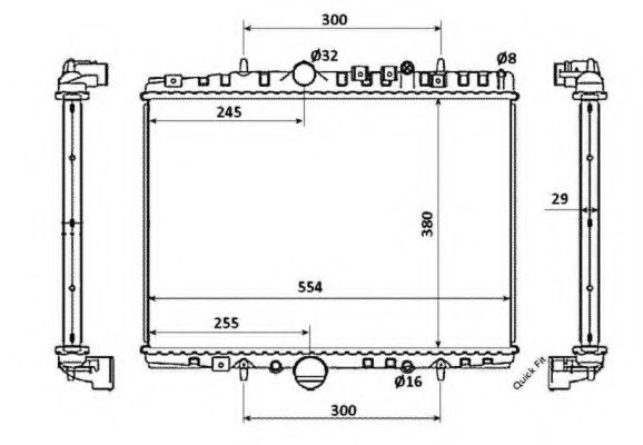 Imagine Radiator, racire motor NRF 58347