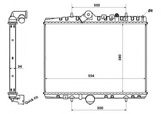 Imagine Radiator, racire motor NRF 58351