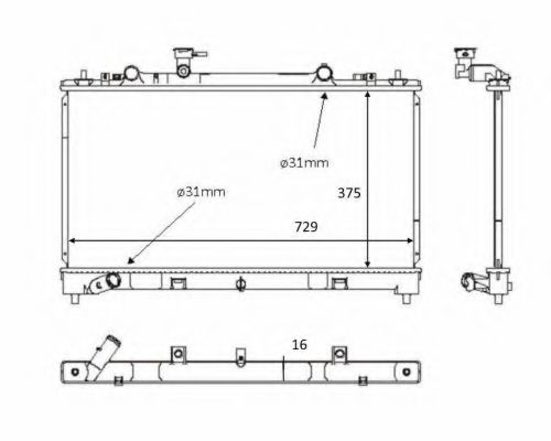 Imagine Radiator, racire motor NRF 58381