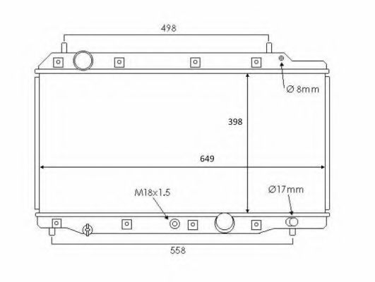 Imagine Radiator, racire motor NRF 58383