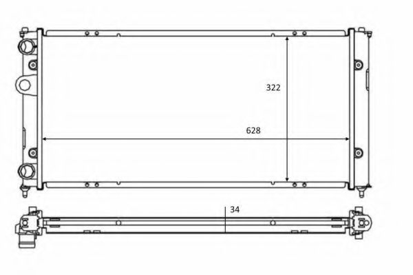 Imagine Radiator, racire motor NRF 58386