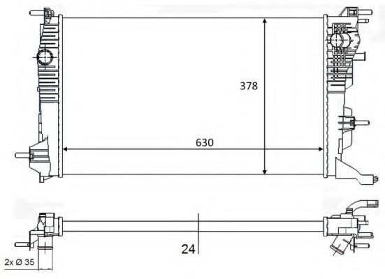 Imagine Radiator, racire motor NRF 58388