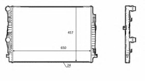 Imagine Radiator, racire motor NRF 58392