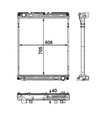 Imagine Radiator, racire motor NRF 58401