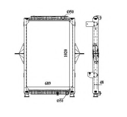 Imagine Radiator, racire motor NRF 58402