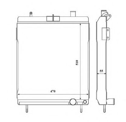 Imagine Radiator, racire motor NRF 58406