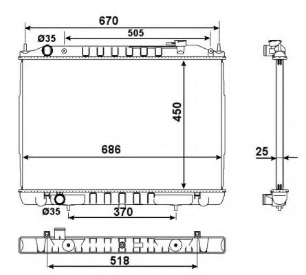 Imagine Radiator, racire motor NRF 58418