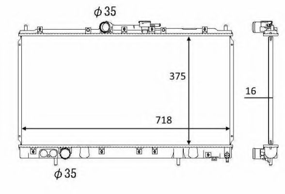 Imagine Radiator, racire motor NRF 58447