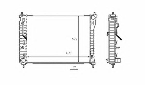 Imagine Radiator, racire motor NRF 58449