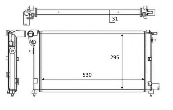 Imagine Radiator, racire motor NRF 58465