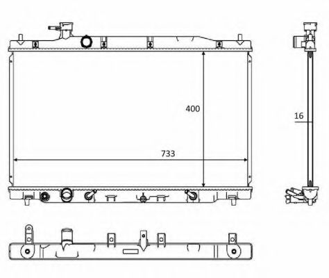 Imagine Radiator, racire motor NRF 58469