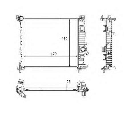 Imagine Radiator, racire motor NRF 58473