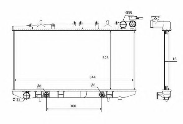 Imagine Radiator, racire motor NRF 58478