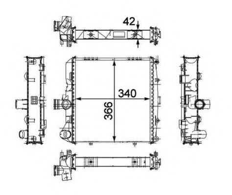 Imagine Radiator, racire motor NRF 58486