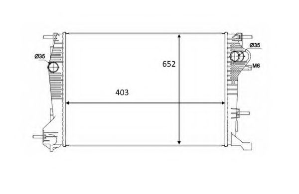 Imagine Radiator, racire motor NRF 58488