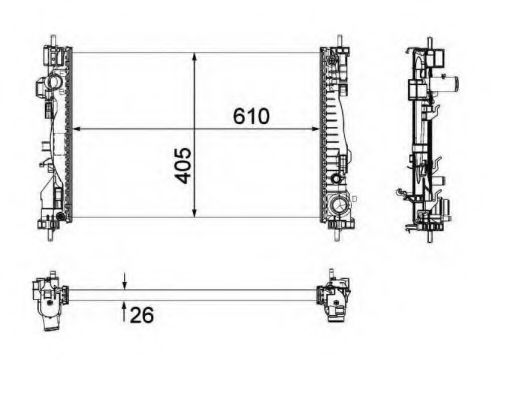 Imagine Radiator, racire motor NRF 58492