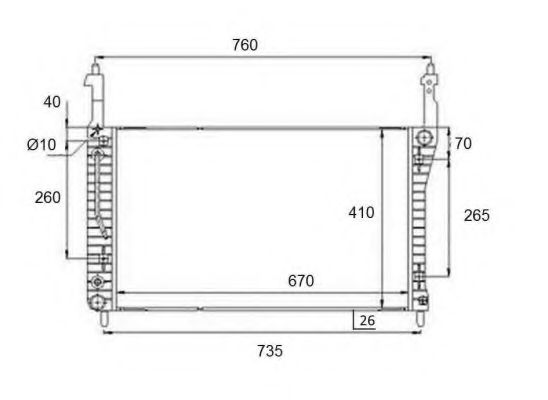 Imagine Radiator, racire motor NRF 58509