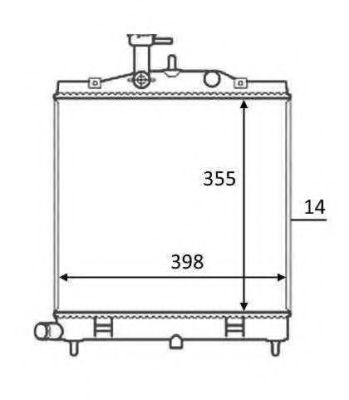 Imagine Radiator, racire motor NRF 58528