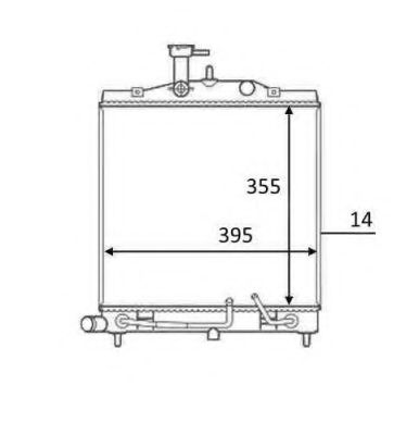 Imagine Radiator, racire motor NRF 58531